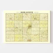 map of Rock County