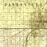 old Rock County map