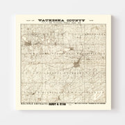 map of Waukesha Coun