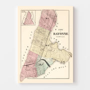 map of Bayonne