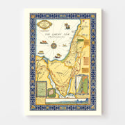 map of The Holy Land