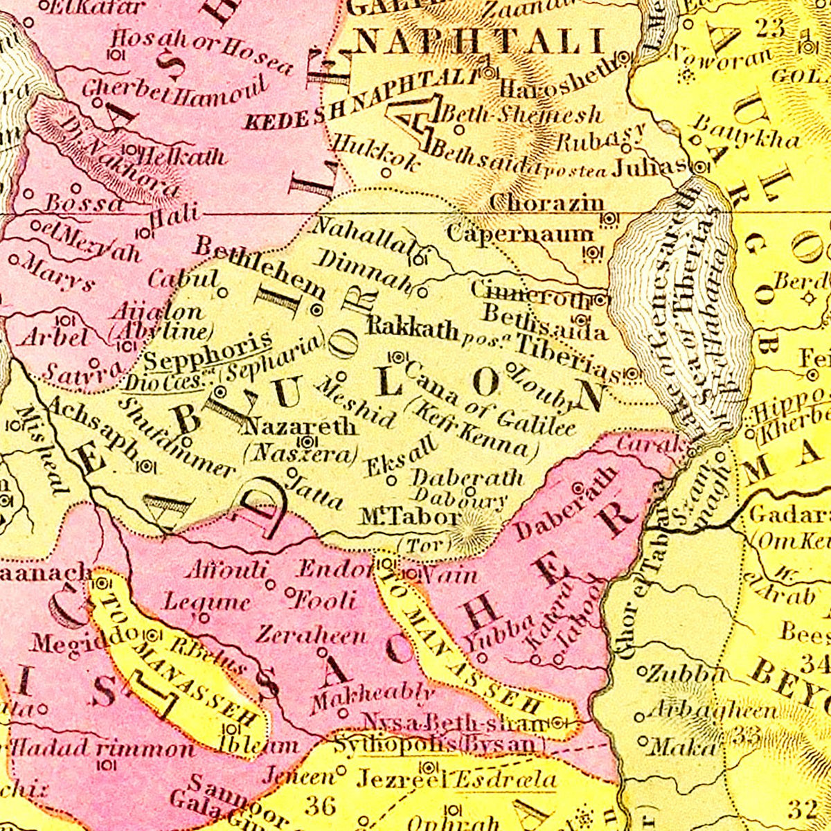 Restored historic details from the 1846 country map of County