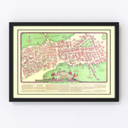 Salem Vintage Map 1930