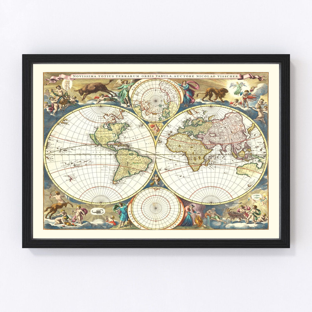 World Vintage Map 1690