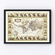 World Vintage Map 1652