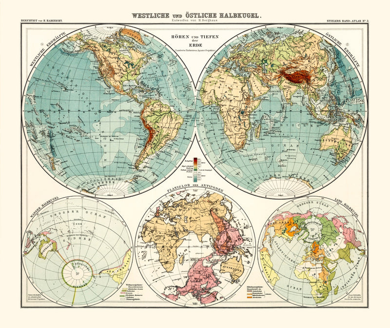 Size comparison using Vintage World Map 1911