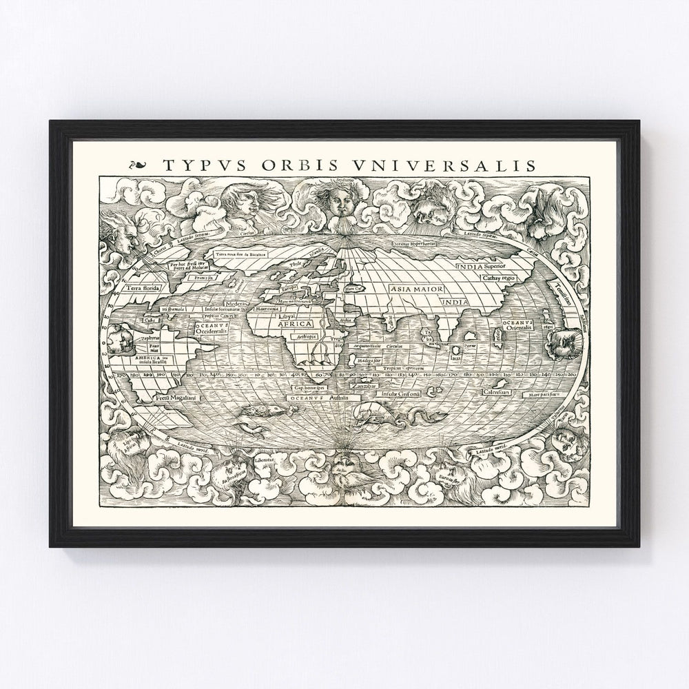 World Vintage Map 1540