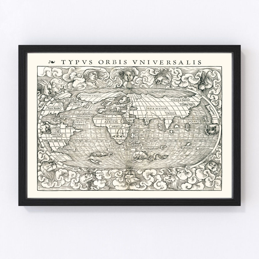 World Vintage Map 1540