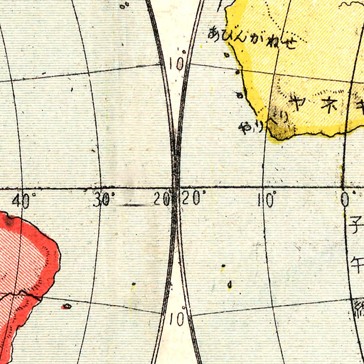 Restored historic details from the 1906 world map of County