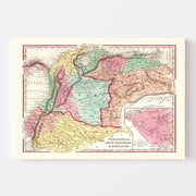 map of Columbia map