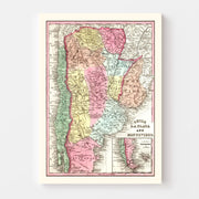 map of Chile map
