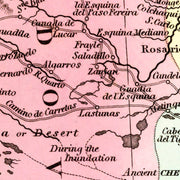 old Chile map map
