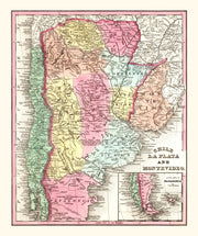 Chile map history