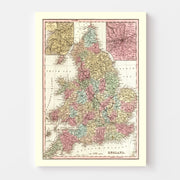map of England