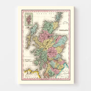map of Scotland