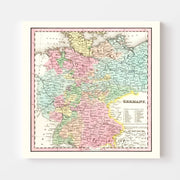 map of Germany