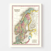 map of Sweden