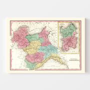 map of Kingdom of Sa