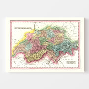 map of Switzerland