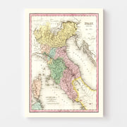 map of North Italy m