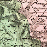 old North Italy map 