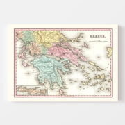 map of Greece