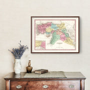 Turkey map art