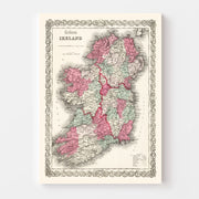 map of Ireland