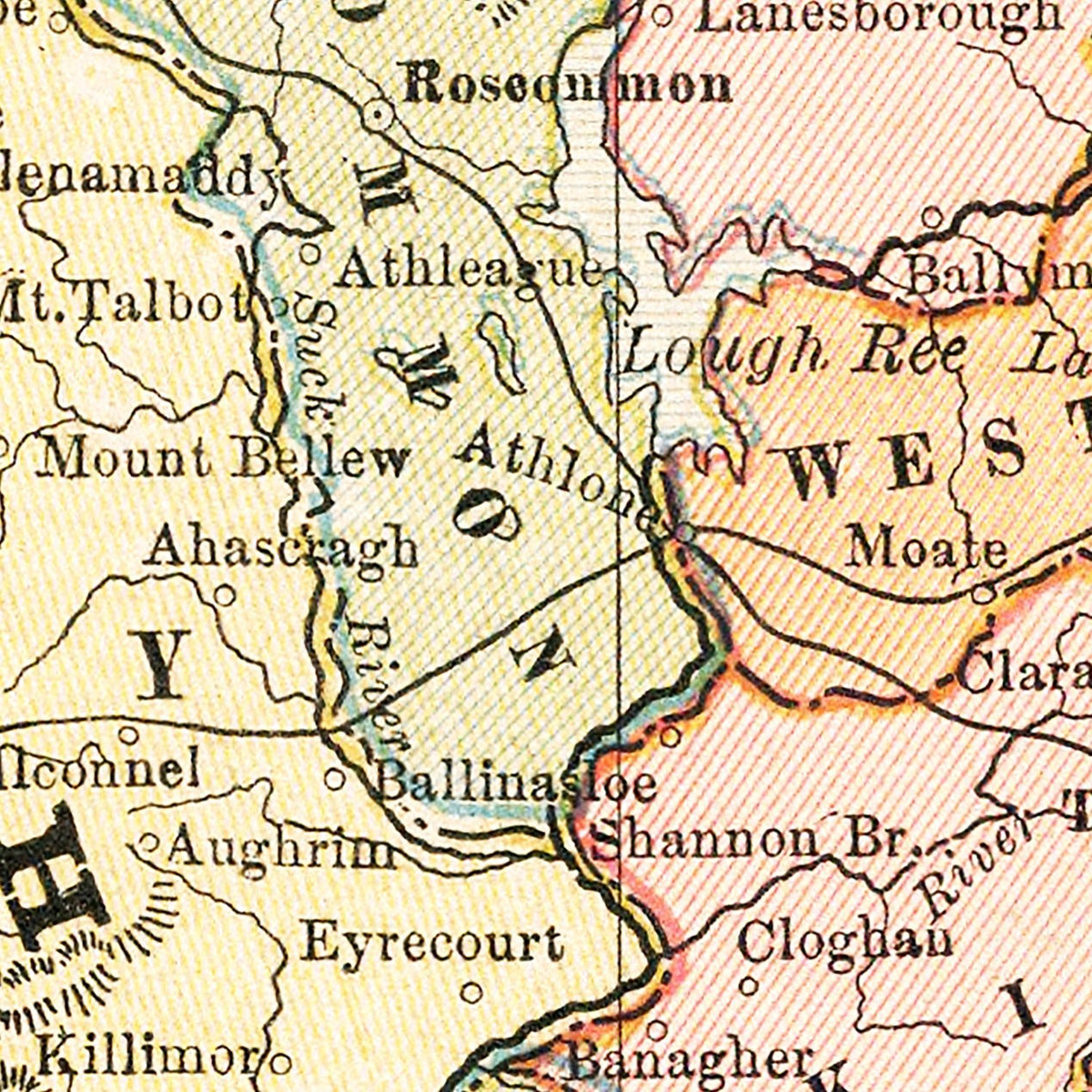 Restored historic details from the 1883 country map of County