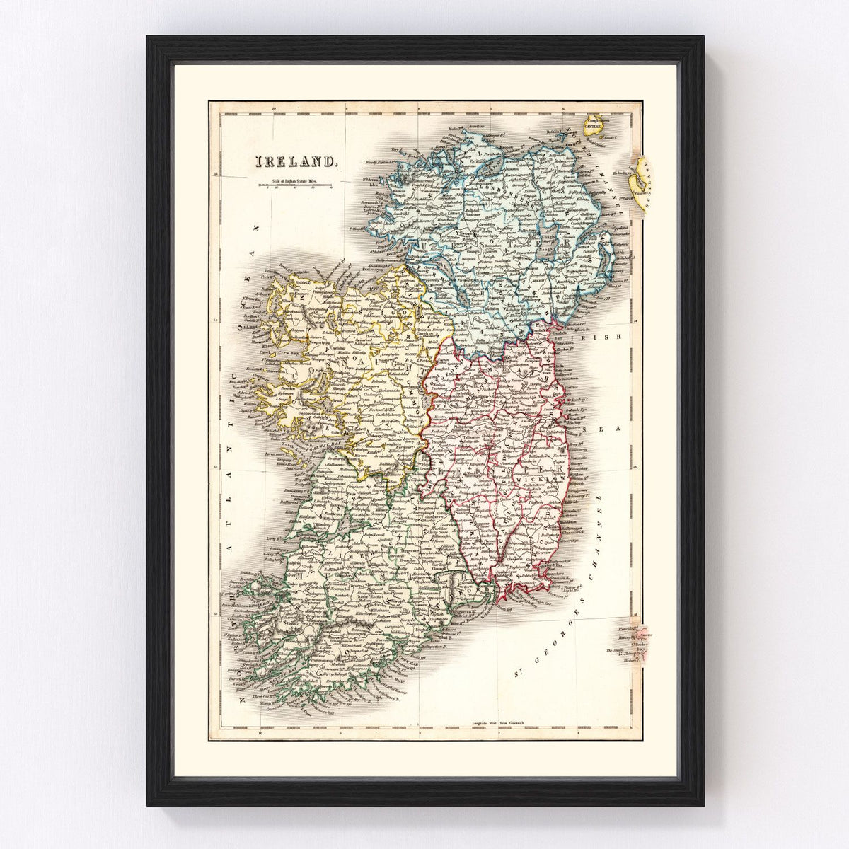 Ireland Vintage Map 1832