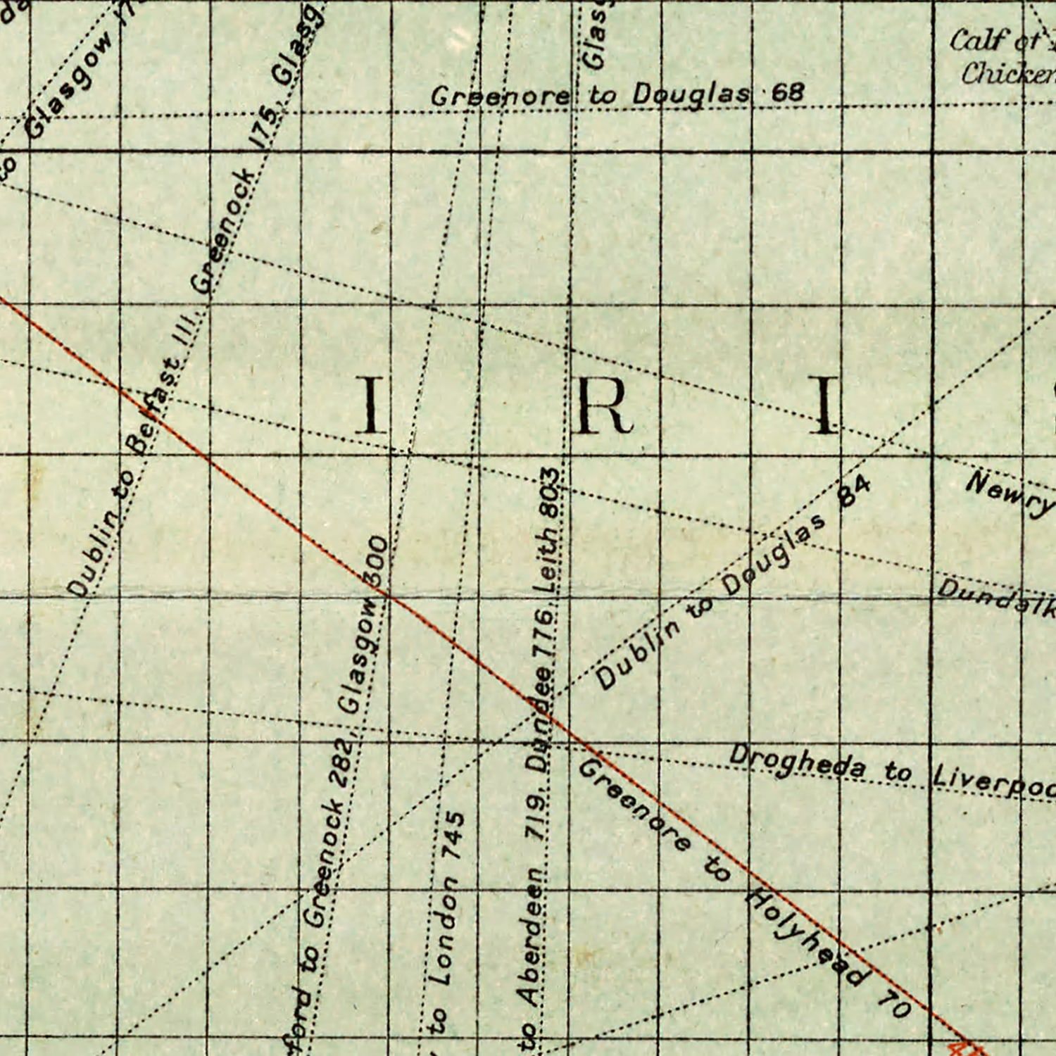 Restored historic details from the 1905 body of water map of County