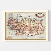 map of Iceland