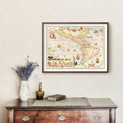 America map art