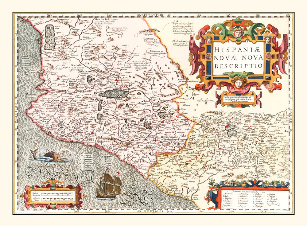 Vintage Map of Peru 1623 print style example