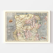 map of North Ireland