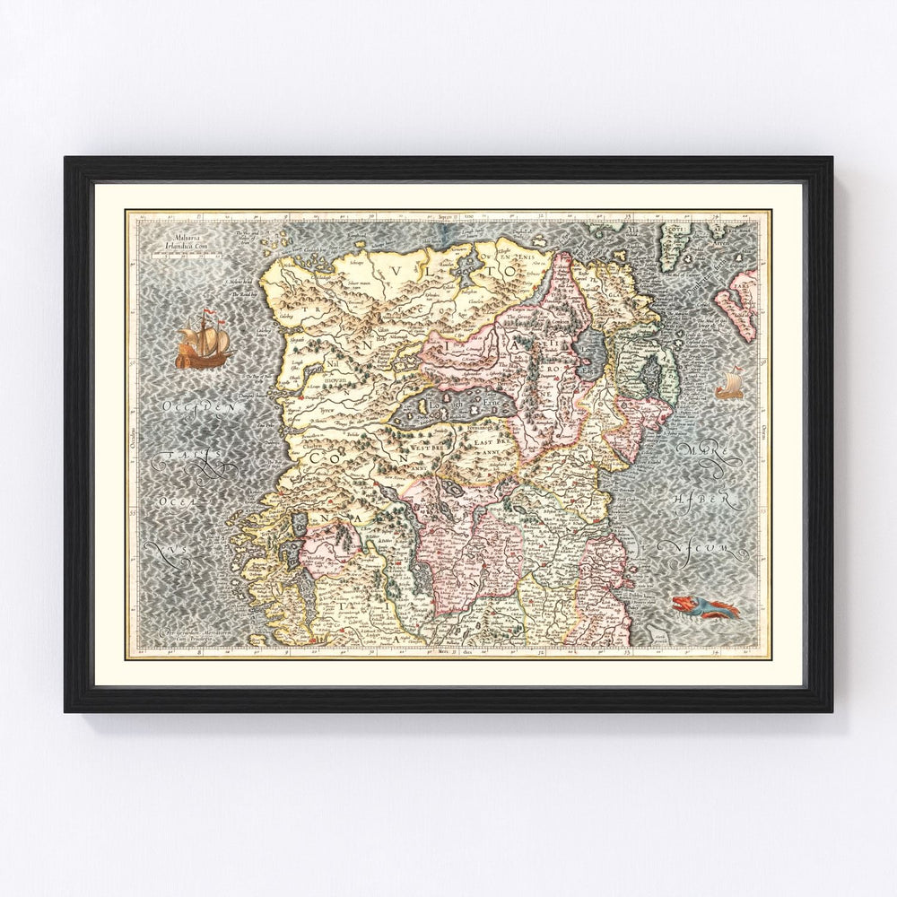 Ireland Vintage Map 1623
