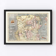 Ireland Vintage Map 1623