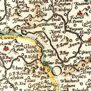 old Ireland map map