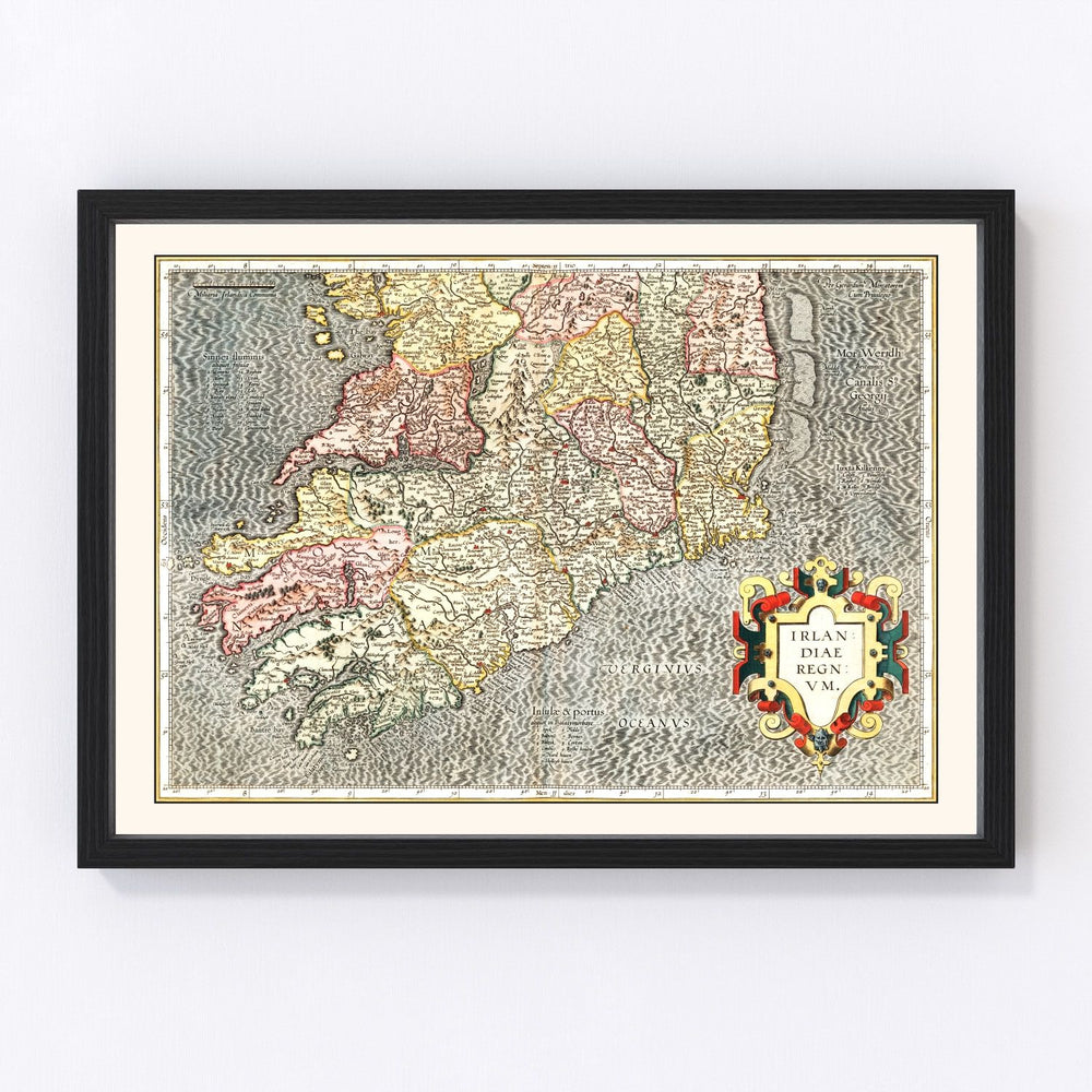 Ireland Vintage Map 1623