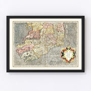 Ireland Vintage Map 1623