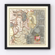 Ulster Vintage Map 1623