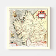 map of Galicia Spain