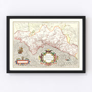 Valencia Vintage Map 1623