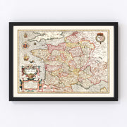 Gaul France Vintage Map 1623