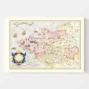 map of Normandy