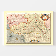 map of Poitou France