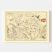 map of Burgundy Fran