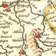 old Switzerland map