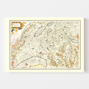 map of Switzerland (