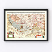 Lake Geneva Vintage Map 1623